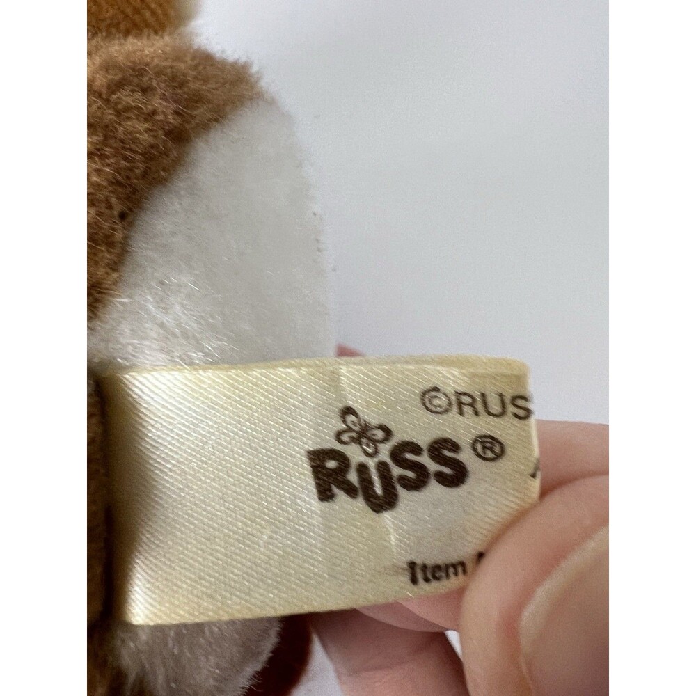 Vintage Russ Luv Pets Dog 6"‎ Plush Boxing Gloves Round - Picture 10 of 11